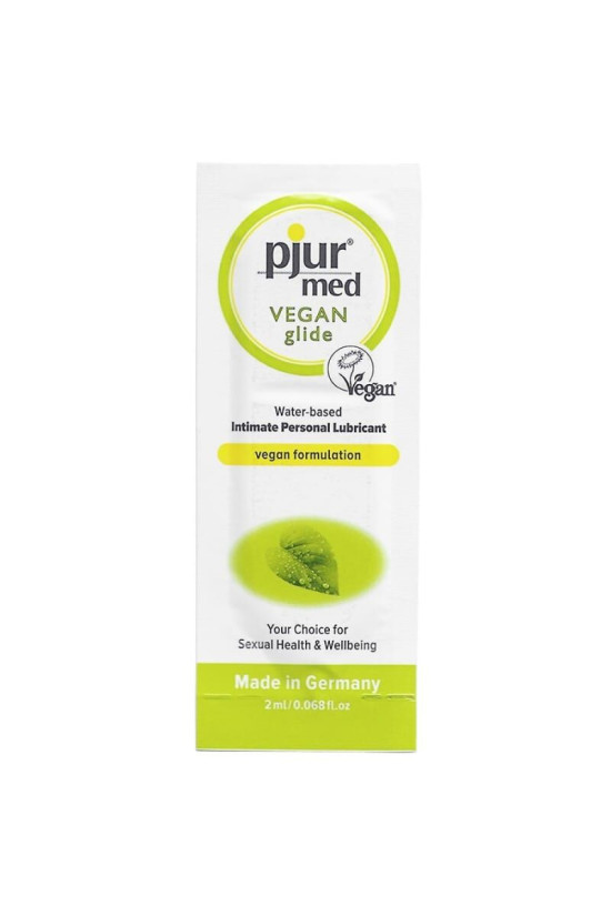 PJUR - MED VEGAN GLIDE LUBRIFICANTE A BASE ACQUA 2 ML