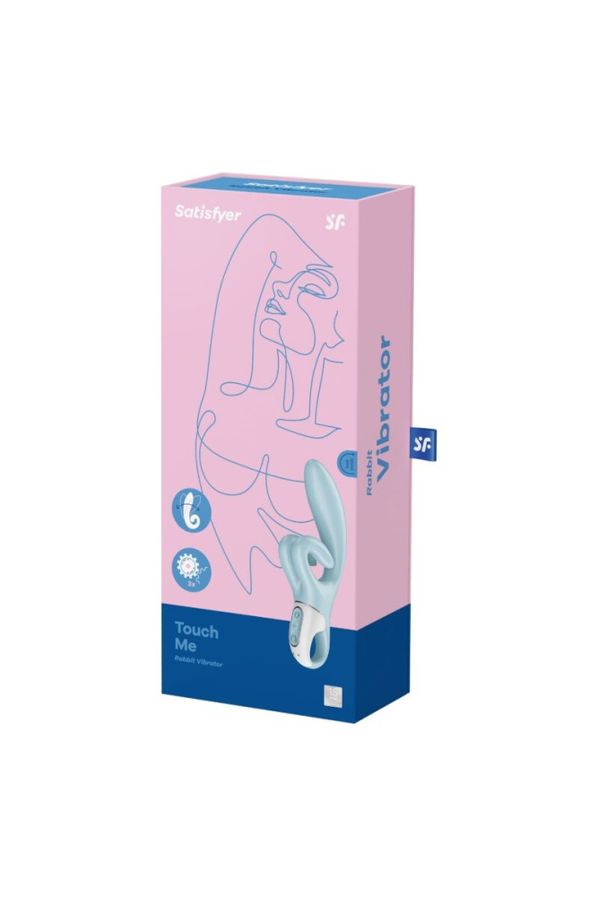 SATISFYER - VIBRAZIONE TOUCH ME RABBIT BLU