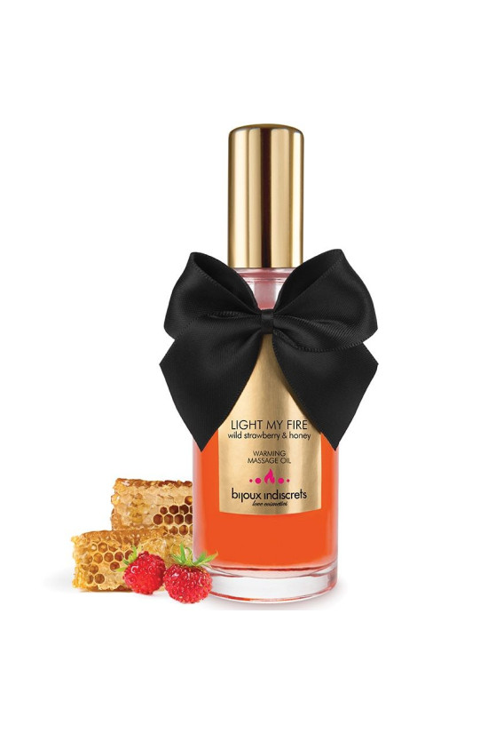 BIJOUX - OLIO DA MASSAGGIO EFFETTO CALDO AROMA FRAGOLA
