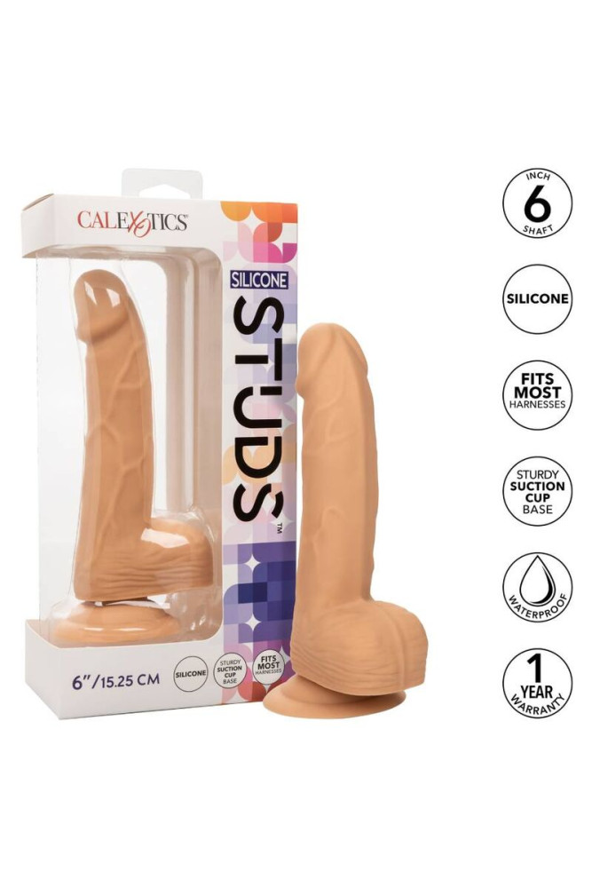 CALEXOTICS - BORCHIE IN SILICONE 15.24 CM PELLE