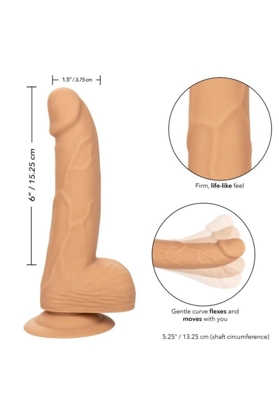 CALEXOTICS - BORCHIE IN SILICONE 15.24 CM PELLE