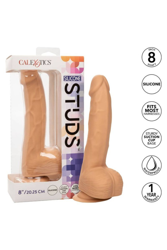 CALEXOTICS - BORCHIE IN SILICONE 20.32 CM PELLE