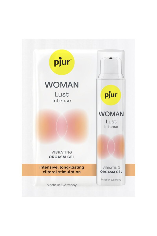 PJUR - WOMAN LUST GEL VIBRANTE INTENSO MONODOSE PER ORGASMO 1