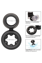 CALEXOTICS - ANELLO ALPHA DUAL MAGNUM NERO