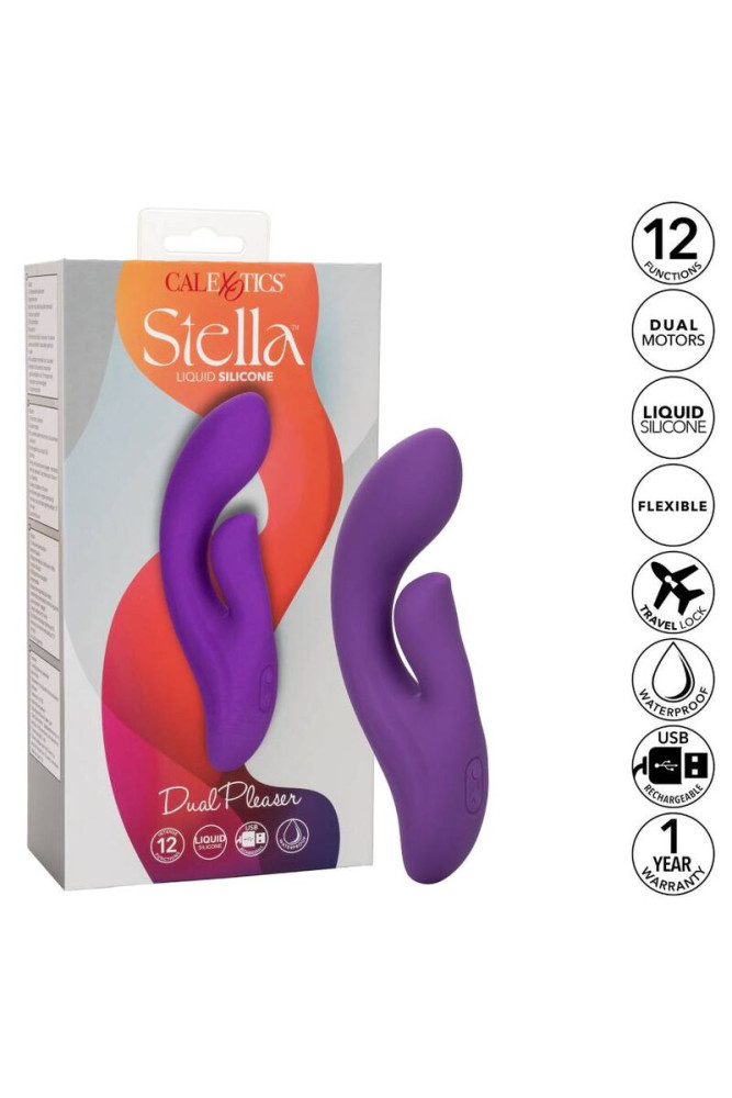 CALEXOTICS - STELLA DUAL PLEASER VIOLA