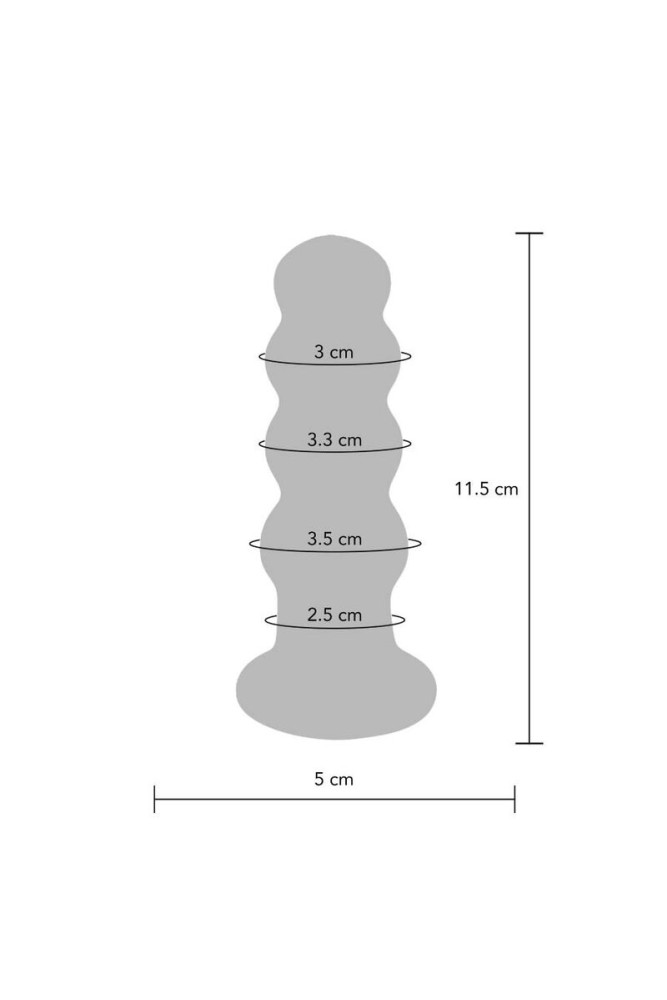 TOYJOY - GLUTEI IL BUTTPLUG IN VETRO RADIANTE