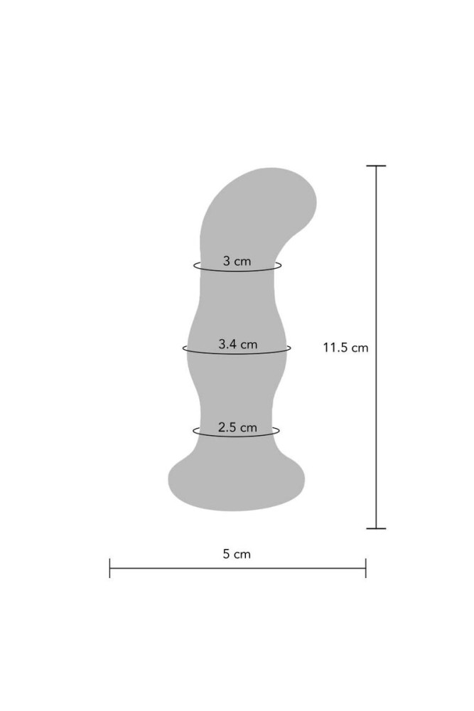 TOYJOY - THE GLEAMING BUTTPLUG IN VETRO VIBRANTE