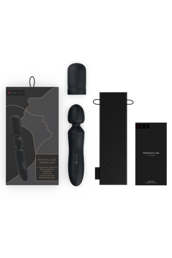 B SWISH - BACCHETTA VIBRATORE BTHRILLED PREMIUM NERA
