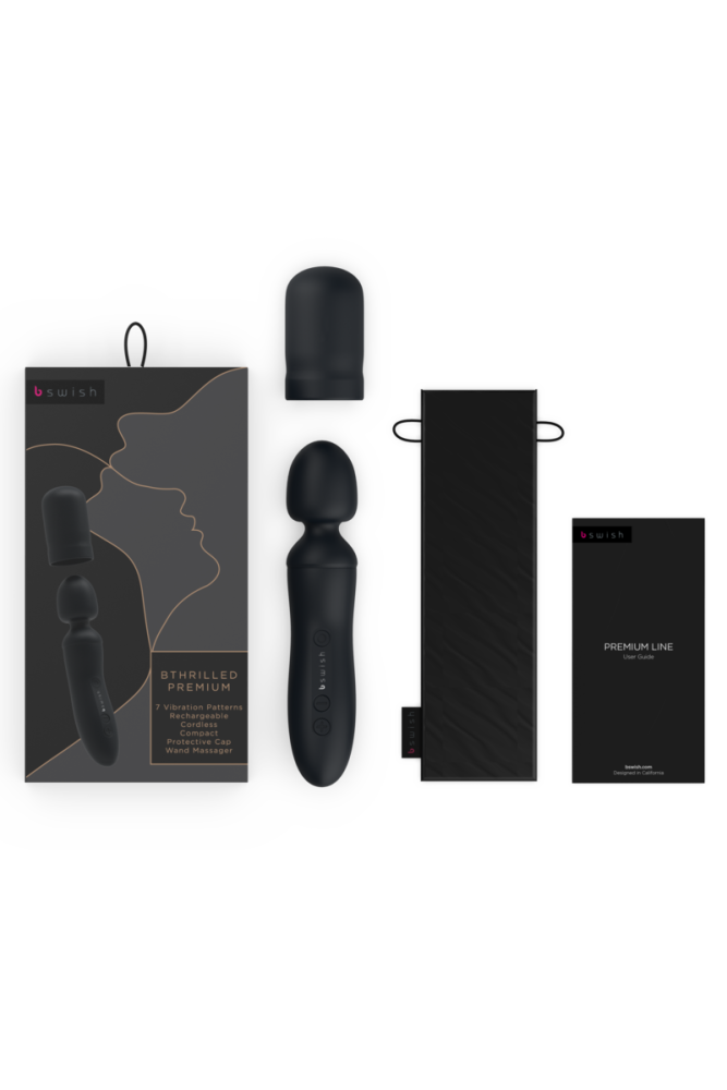 B SWISH - BACCHETTA VIBRATORE BTHRILLED PREMIUM NERA