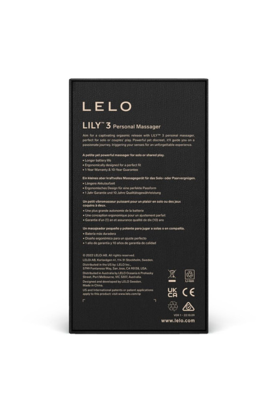 LELO - MASSAGGIATORE PERSONALE LILY 3 - VIOLA