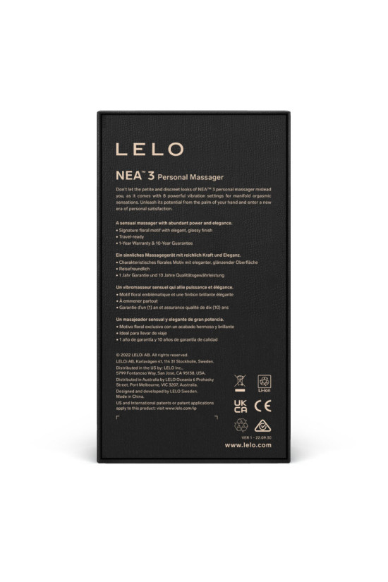 LELO - MASSAGGIATORE PERSONALE NEA 3 - BLU