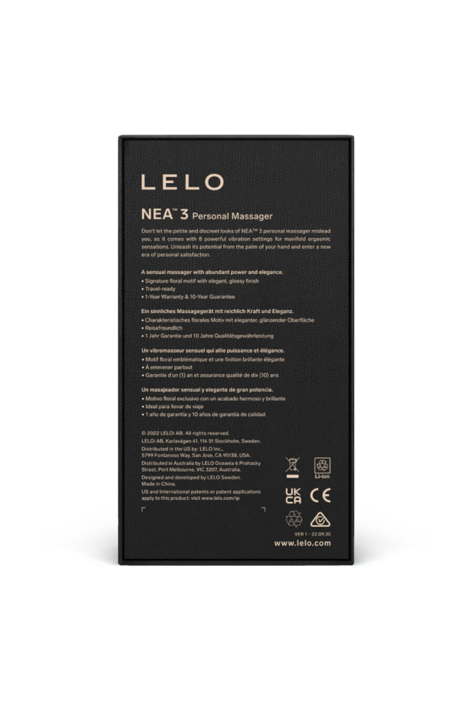 LELO - MASSAGGIATORE PERSONALE NEA 3 - BLU