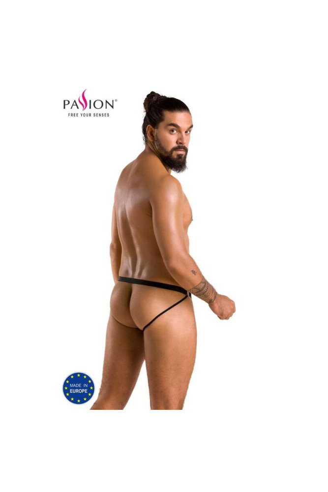PASSION - 034 SLIP OPEN LUKE NERO L/XL
