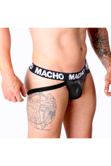 MACHO - MX25NC JOCK NERO PELLE S