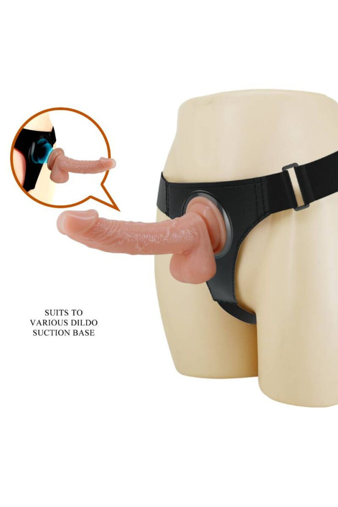 PRETTY LOVE - IMBRAGATURA SLIP UNIVERSALE CON DILDO KEVIN 19 CM NATURALE