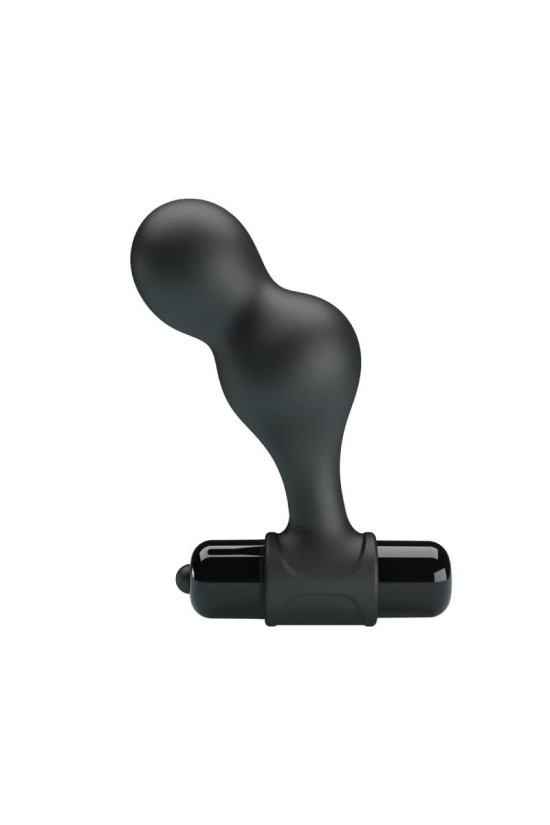 MR PLAY - PLUG ANALE VIBRATORE IN SILICONE NERO