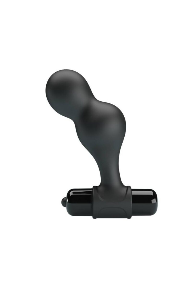 MR PLAY - PLUG ANALE VIBRATORE IN SILICONE NERO