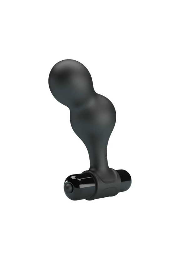 MR PLAY - PLUG ANALE VIBRATORE IN SILICONE NERO
