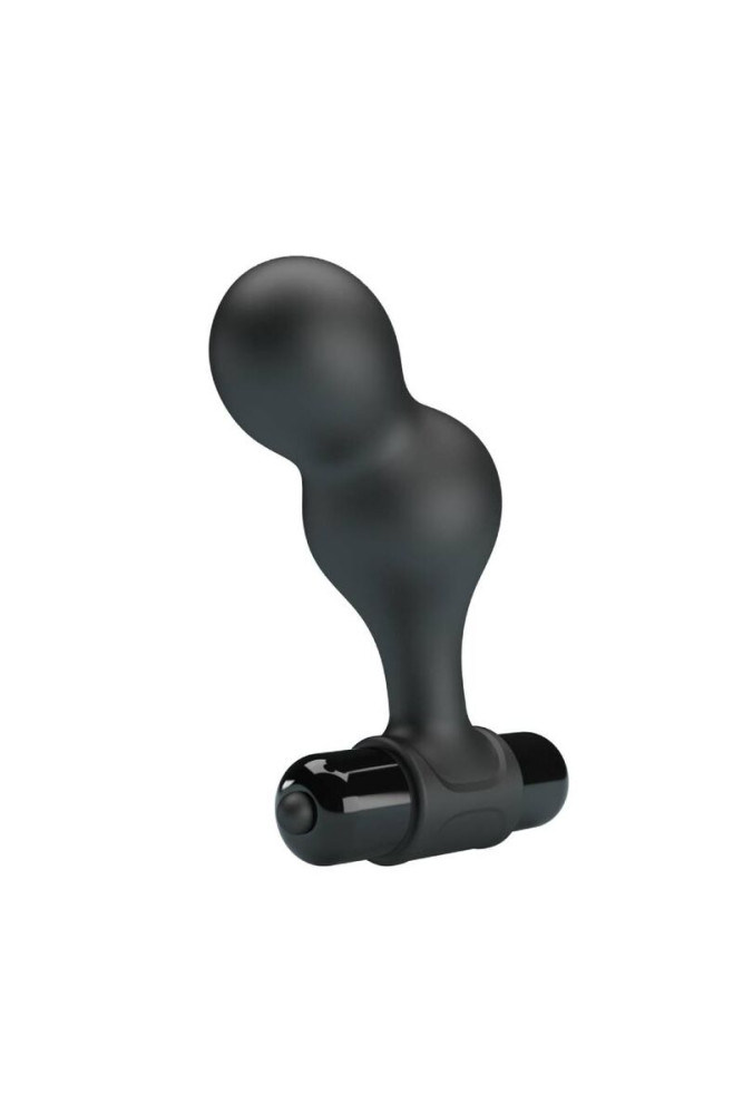MR PLAY - PLUG ANALE VIBRATORE IN SILICONE NERO