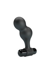 MR PLAY - PLUG ANALE VIBRATORE IN SILICONE NERO