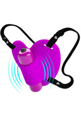 PRETTY LOVE - MASSAGGIATORE PER CLITORIDE HEARTBEAT 10 MODALIT DI VIBRAZIONE VIOLA