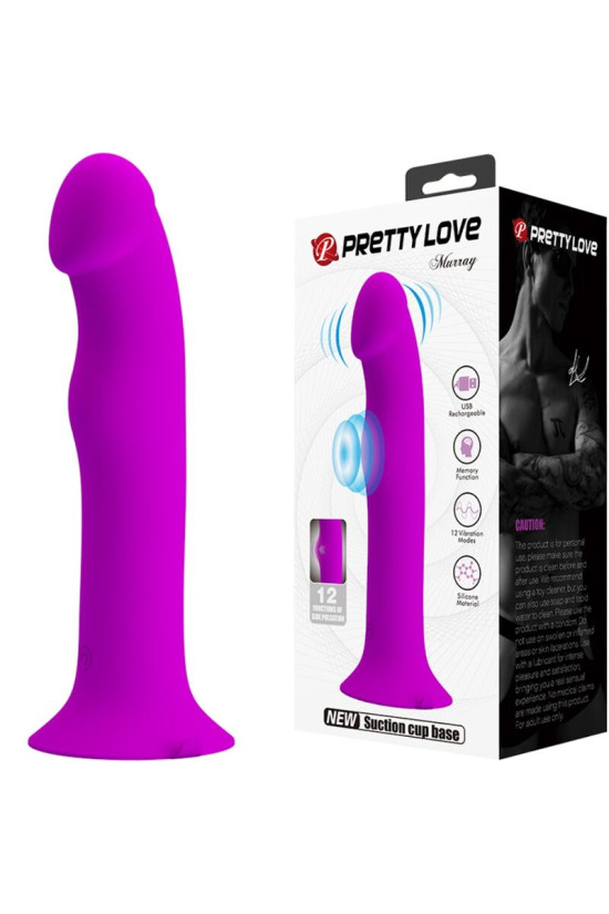 PRETTY LOVE - VIBRATORE MURRAY E STIMOLATORE DEL PUNTO G VIOLA