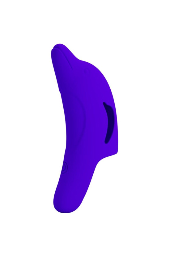 PRETTY LOVE - POTENTE STIMOLATORE DELLE DITA DELPHINI BLU SCURO