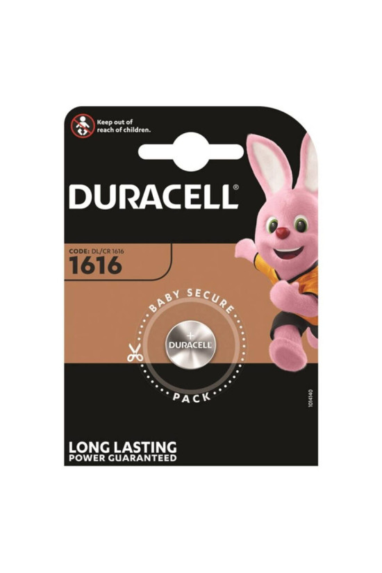 DURACELL - BATTERIA BOTTONE LITIO CR1616 3V 1 UNIT