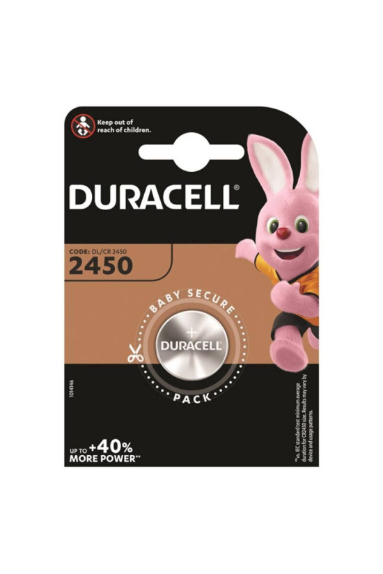 DURACELL - BATTERIA BOTTONE LITIO CR2450 3V 1 UNIT