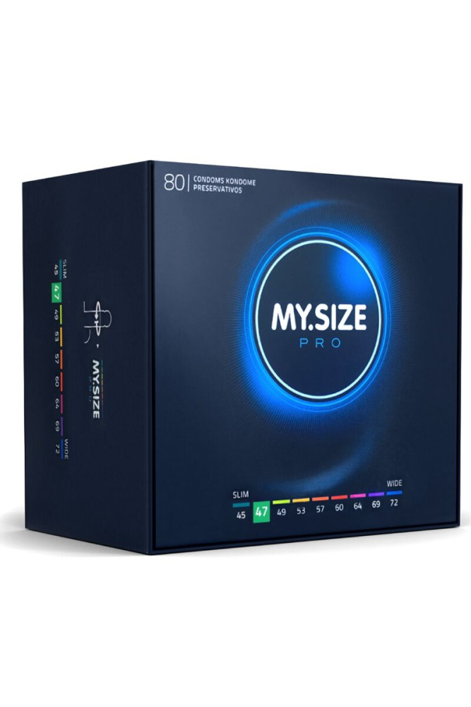 MY SIZE - PRO PRESERVATIVI 47 MM 80 UNIT