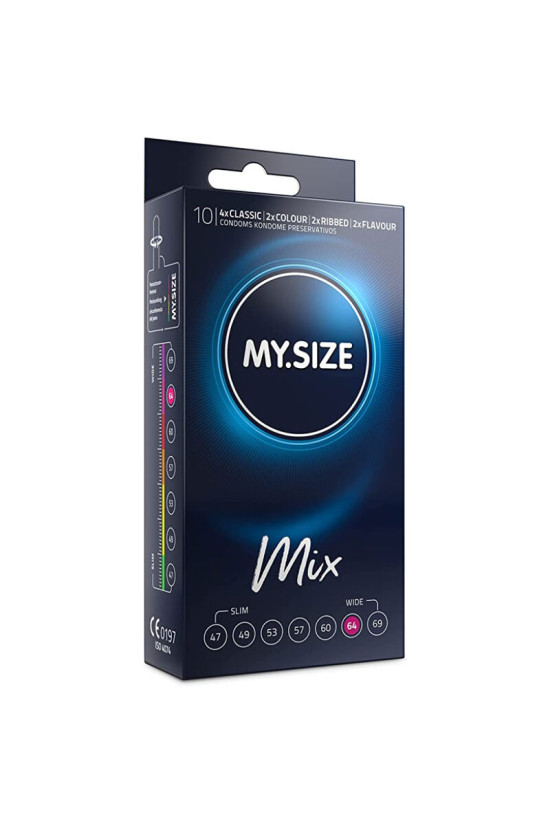 MY SIZE - MIX PRESERVATIVI 64 MM 10 UNIT