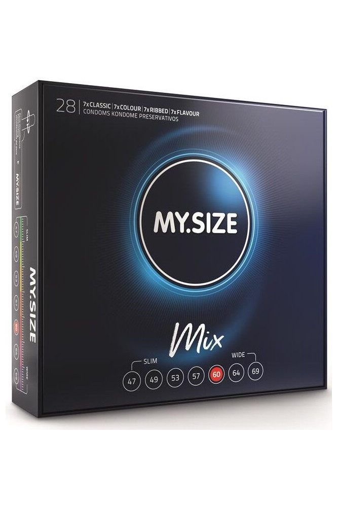 MY SIZE - MIX PRESERVATIVI 60 MM 28 UNIT
