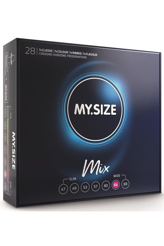 MY SIZE - MIX PRESERVATIVI 64 MM 28 UNIT