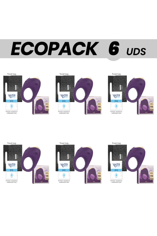 ECOPACK 6 UNIT - TREASURE ROBIN VIBRATING RING COMPATIBLE CON WATCHME WIRELESS TECHNOLOGY