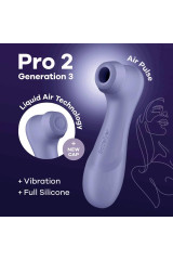 SATISFYER - TECNOLOGIA PRO 2 GENERAZIONE 3 ARIA LIQUIDA LILLA