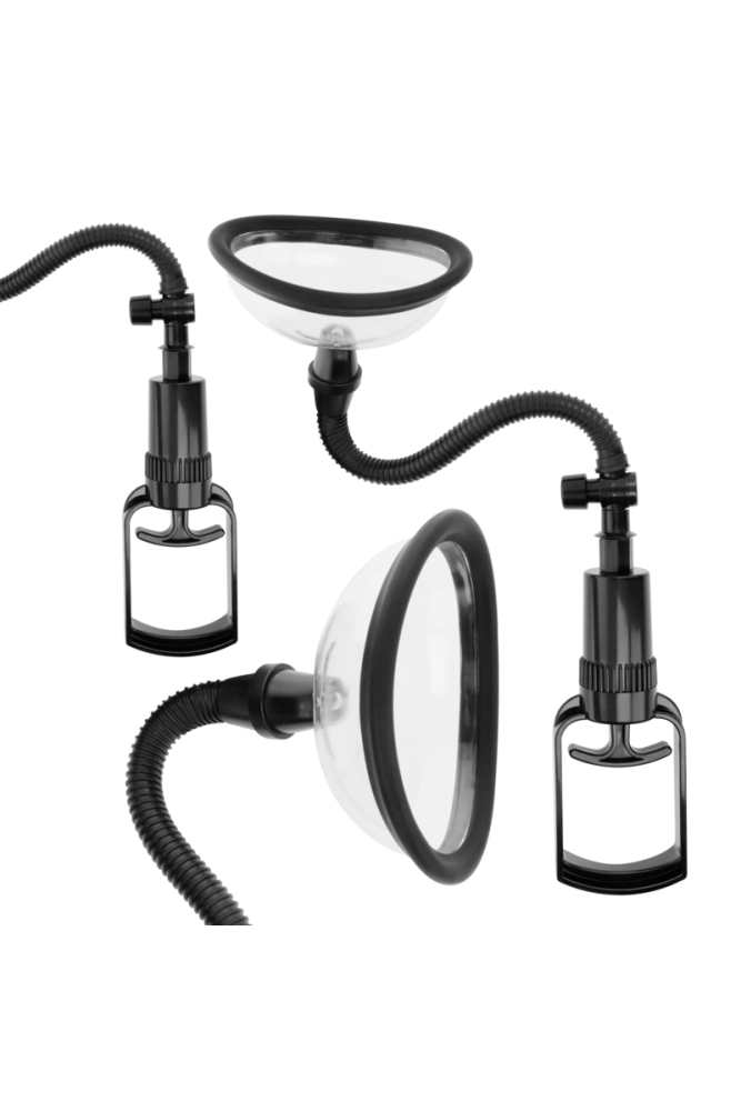 INTENSE - PUMP POMPA MANUALE VAGINALE CON DUE COPPE INTERCAMBIABILI