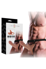INTENSE - IMBRACATURA CAVA CON DILDO IN SILICONE 16 X 3
