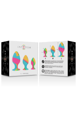 INTENSE - SET DI TAPPI IN SILICONE MULTICOLORE