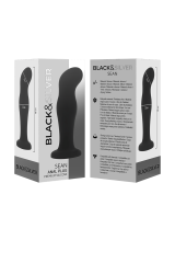 BLACK&SILVER - SEAN PLUG ANALE PREMIUM IN SILICONE NERO