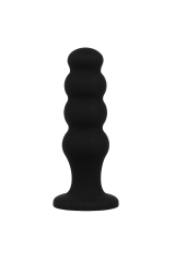 BLACK&SILVER - PLUG ANALE IN SILICONE SCOTT PREMIUM NERO