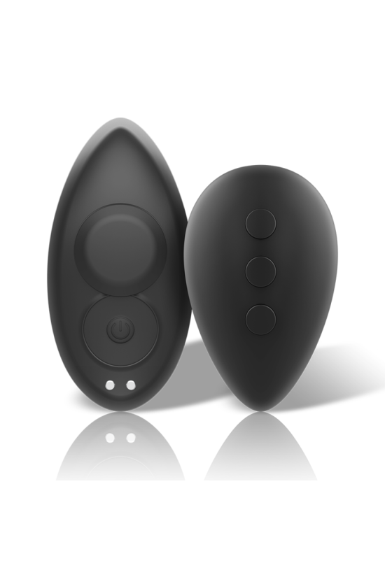 BLACK&SILVER - PANTALONE VIBRATORE IN SILICONE RICARICABILE PRESTON NERO