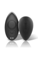 BLACK&SILVER - PANTALONE VIBRATORE IN SILICONE RICARICABILE PRESTON NERO