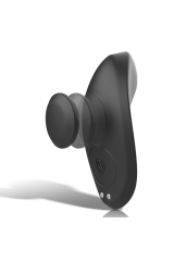 BLACK&SILVER - PANTALONE VIBRATORE IN SILICONE RICARICABILE PRESTON NERO