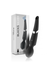 BLACK&SILVER - BECK BACCHETTA E VENTOSA 2 IN 1 IN SILICONE