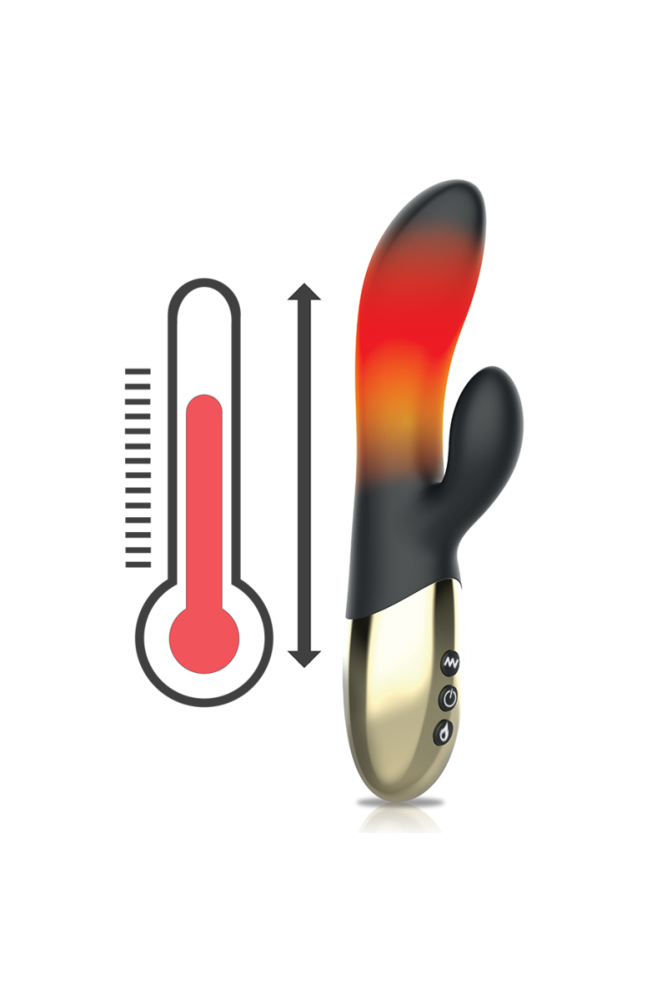 IBIZA - VIBRATORE CONIGLIO RISCALDANTE