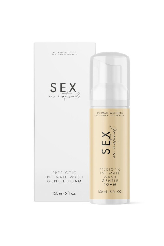 BIJOUX INDISCRETS - SEX AU NATUREL GEL INTIMO PREBIOTICO CON SCHIUMA 150 ML