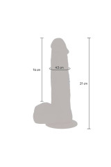 GET REAL - PELLE DILDO VIBRANTE CON PERLINE ROTANTI