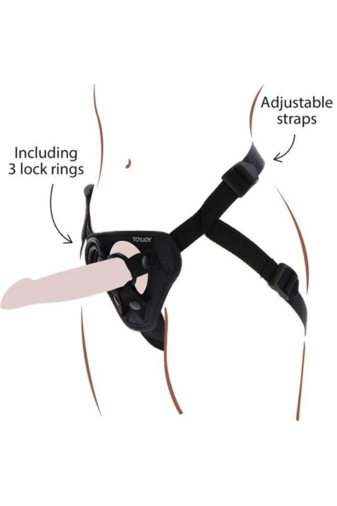 GET REAL - IMBRAGATURA CON CINTURINO NERA