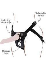 GET REAL - IMBRACATURA DA PIACERE CON CINTURINO NERA