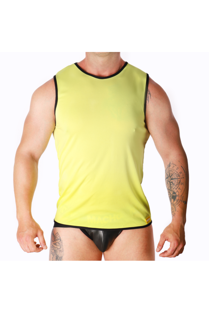 MACHO - T-SHIRT GIALLA L/XL